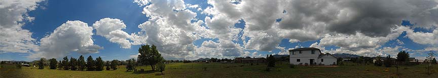 Monsoon Weather 360-degree Panorama, September 3, 2012